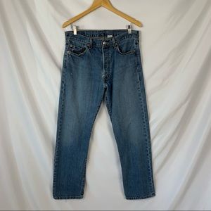 LEVI’S 501 Classic Straight Fit Button Fly Jeans